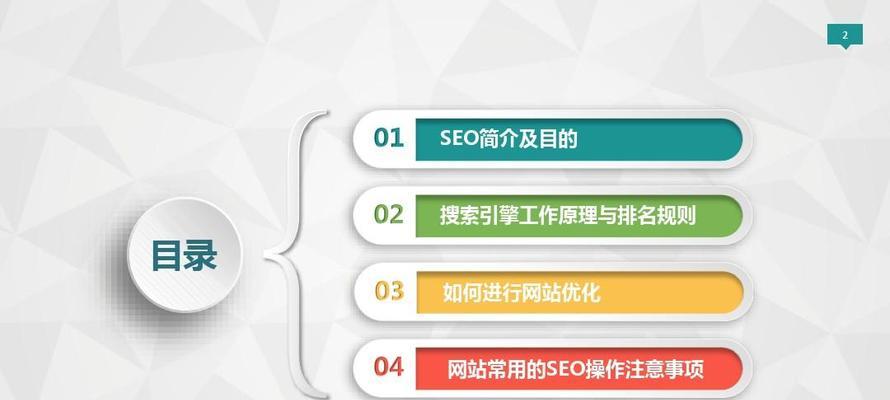 SEO标题优化技巧（提高网站排名的秘诀，让你的内容更易被搜索引擎发现）