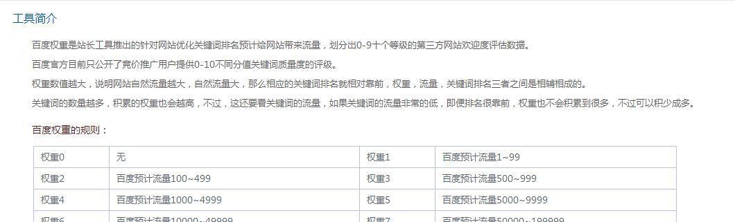 百度快照更新频率的影响（了解快照更新对网站权重的影响）