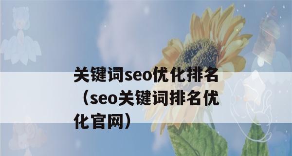 SEO优化中的策略和布局（掌握百度SEO的优化规则）