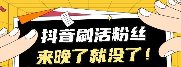 抖音涨粉丝神器（学会这些小技巧）